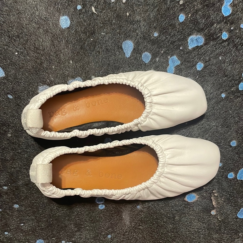 BRAND NEW!!! Rag&bone leather white shoes